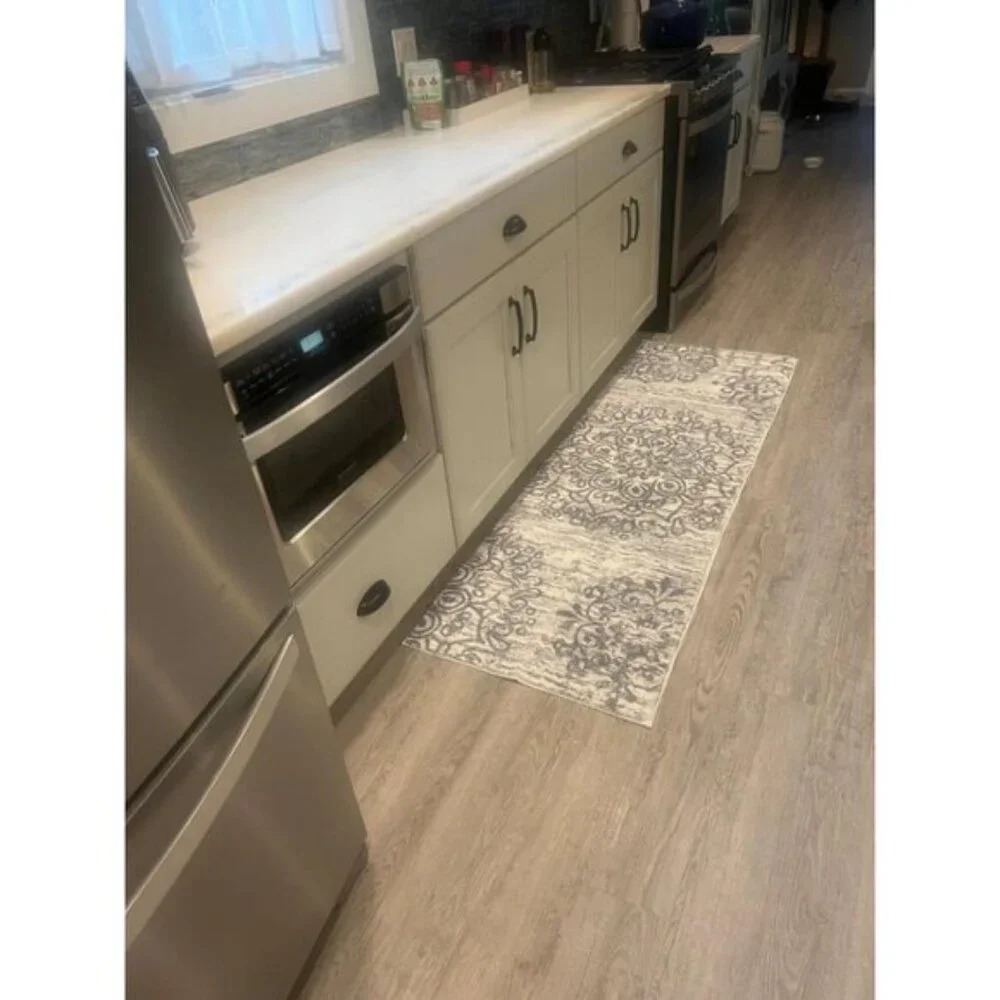 New Vintage 2x6 Washable Hallway Runner Rug, Non-Slip Boho Carpet for Home